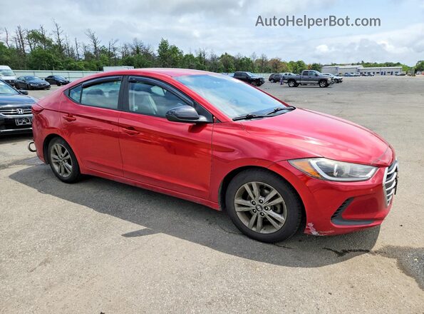 5NPD84LF1JH219930 2018 HYUNDAI ELANTRA Red წინა ხედი