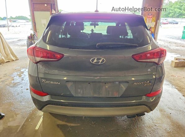 KM8J3CA2XHU459971 2017 HYUNDAI TUCSON Blue წინა სალონის ხედი