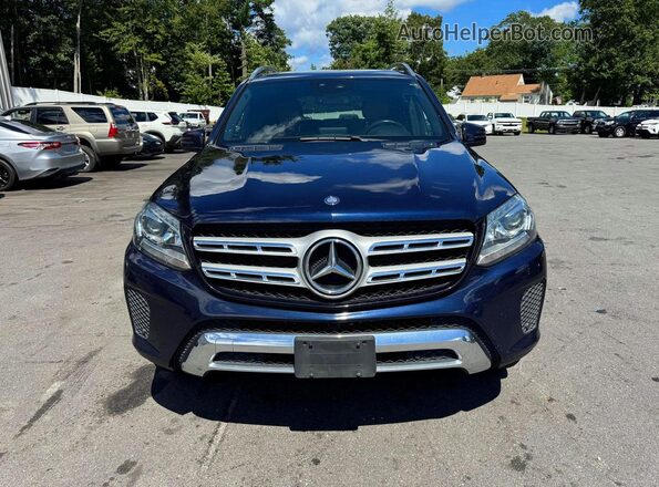 4JGDF6EE2HA815020 2017 MERCEDES-BENZ GLS-CLASS Синий Вид сзади