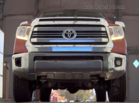 5TFAW5F1XGX566507 2016 TOYOTA TUNDRA Red Вид салону спереду