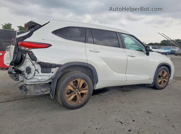 5TDABRCH6PS581340 2023 TOYOTA HIGHLANDER White Передня права чверть