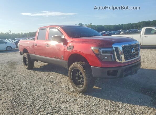 1N6AA1F36GN510730 2016 NISSAN TITAN Red Widok z przodu