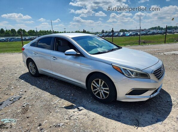 5NPE24AF7HH470647 2017 HYUNDAI SONATA Silver Դիմացի տեսք