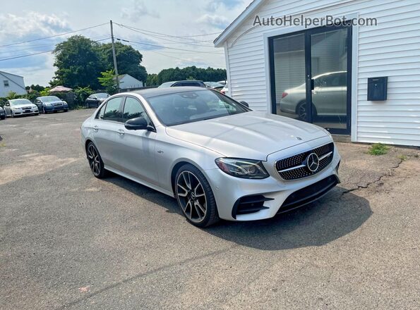 WDDZF6BBXKA663814 2019 MERCEDES-BENZ E-CLASS Silver Widok z przodu