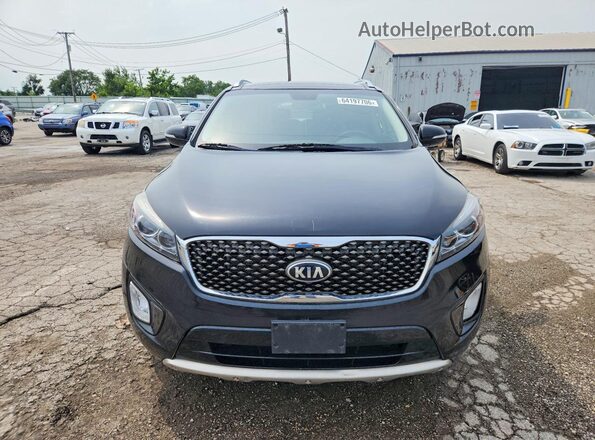 5XYPKDA57JG406511 2018 KIA SORENTO Черный Вид сзади
