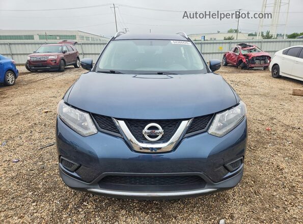 JN8AT2MT6GW020731 2016 NISSAN ROGUE Blue Հետևի տեսք