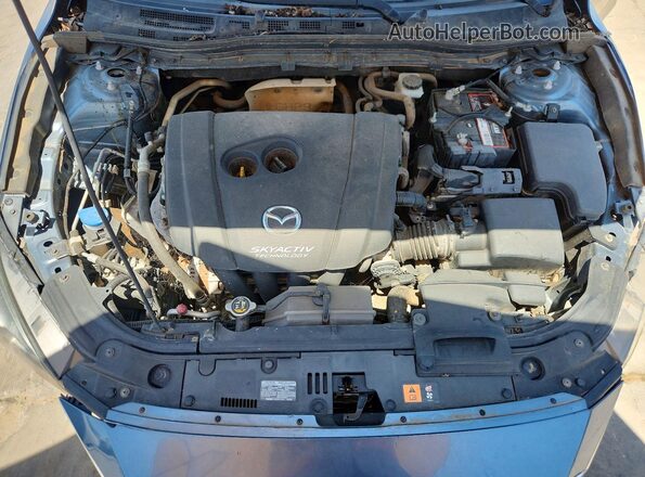 JM1BM1N30G1277628 2016 MAZDA 3 Blue Vista del compartimento del motor