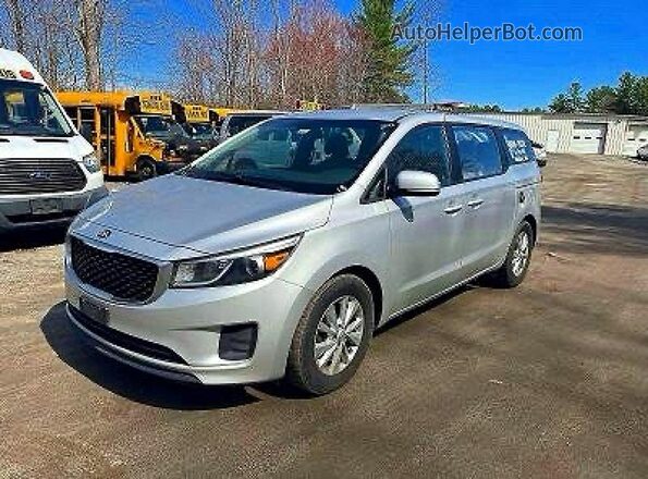 KNDMA5C1XJ6403384 2018 KIA SEDONA Silver უკანა მარცხენა