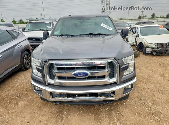1FTEW1EF4HFA12488 2017 FORD F150 Black Вид ззаду