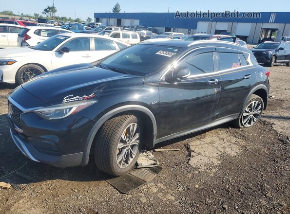 SJKCH5CR5JA005958 2018 INFINITI QX30 Black უკანა მარცხენა