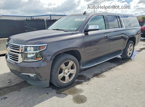 1GNSKJKC9HR149313 2017 CHEVROLET SUBURBAN Серый Задняя левая четверть