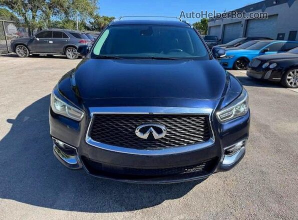 5N1DL0MM9LC538281 2020 INFINITI QX60 Blue Widok z tyłu