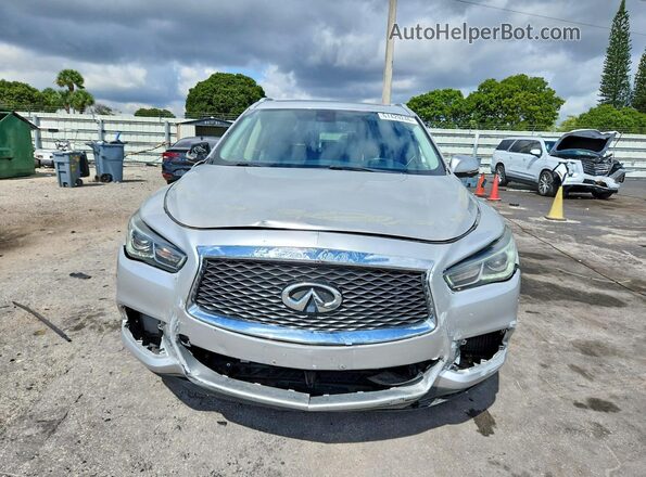 5N1DL0MM4JC505900 2018 INFINITI QX60 Silver Rear view
