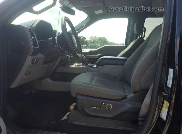 1FTEW1EG5JFA13034 2018 FORD F150 Black Widok deski rozdzielczej