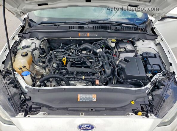 3FA6P0HD0KR243412 2019 FORD FUSION White Vista del compartimento del motor