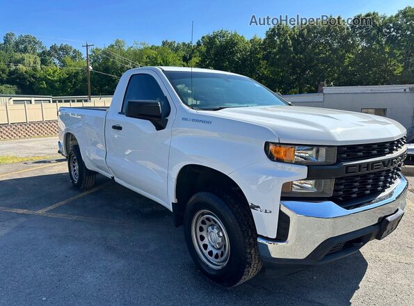 3GCNYAEF9LG109106 2020 CHEVROLET SILVERADO White Вид спереду