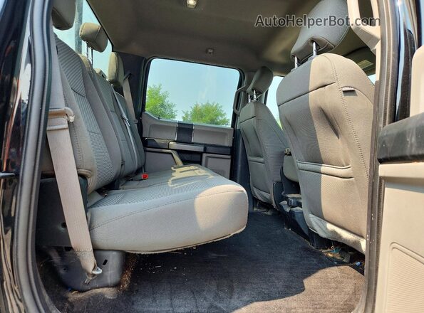 1FTEW1E55JFC65297 2018 FORD F150 Черный Вид задней части салона