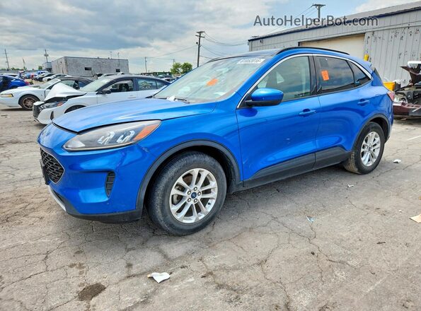 1FMCU0G67LUC56995 2020 FORD ESCAPE Blue Задня ліва чверть