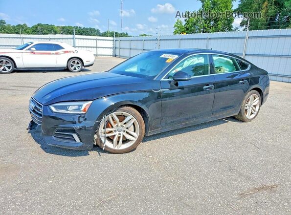 WAUANCF58KA028553 2019 AUDI A5 Black Trasero izquierdo