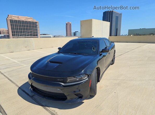 2C3CDXGJ8HH614086 2017 DODGE CHARGER Black Задня права чверть