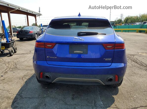 SADFJ2FX0J1Z13509 2018 JAGUAR E-PACE Blue Вид салону спереду