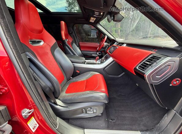 SALWZ2SE8JA191871 2018 LAND ROVER RANGE Red Front view