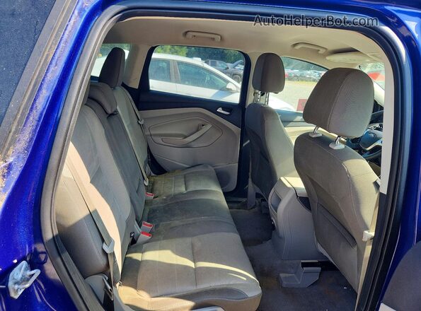 1FMCU9GX4GUB75746 2016 FORD ESCAPE Blue Widok wnętrza z tyłu