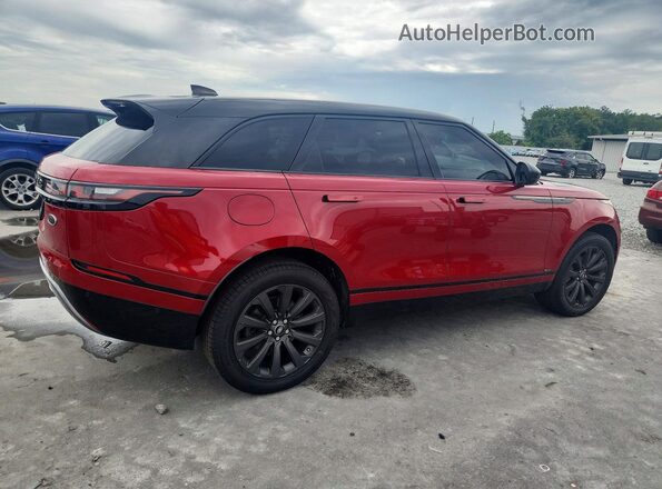 SALYL2RN1JA754629 2018 LAND ROVER RANGE Red Front right