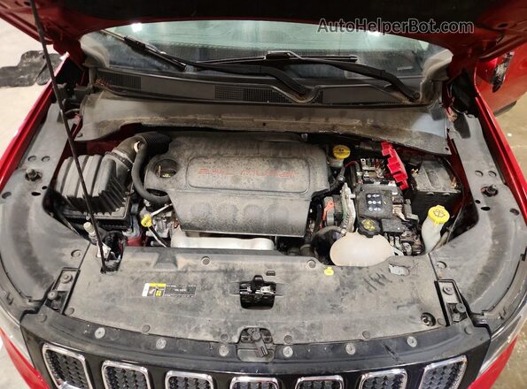 3C4NJDCB2KT854582 2019 JEEP COMPASS Красный Вид подкапотного пространства