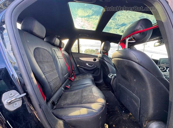 WDC0G6EBXJV023423 2018 MERCEDES-BENZ GLC-CLASS Black Widok z tyłu