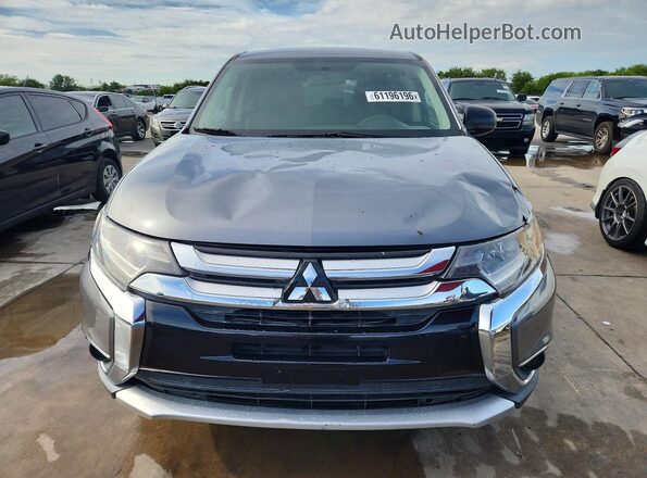 JA4AD2A38JJ003814 2018 MITSUBISHI OUTLANDER Gray უკანა ხედი