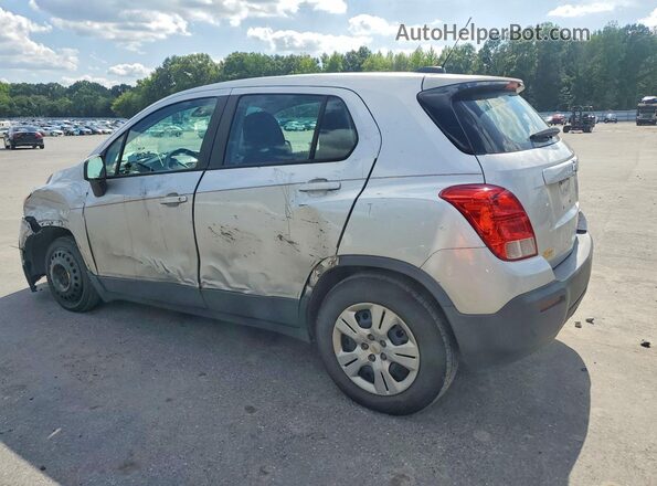 KL7CJKSB2GB526887 2016 CHEVROLET TRAX Silver Հետևի աջ