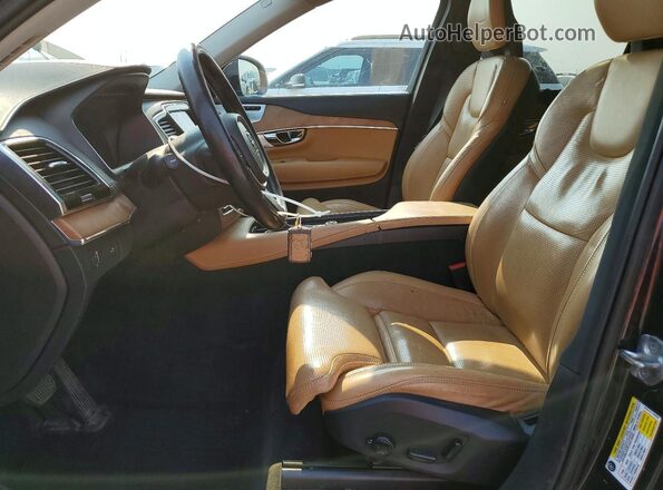 YV4A22PL2G1019113 2016 VOLVO XC90 Blue Vista del salpicadero