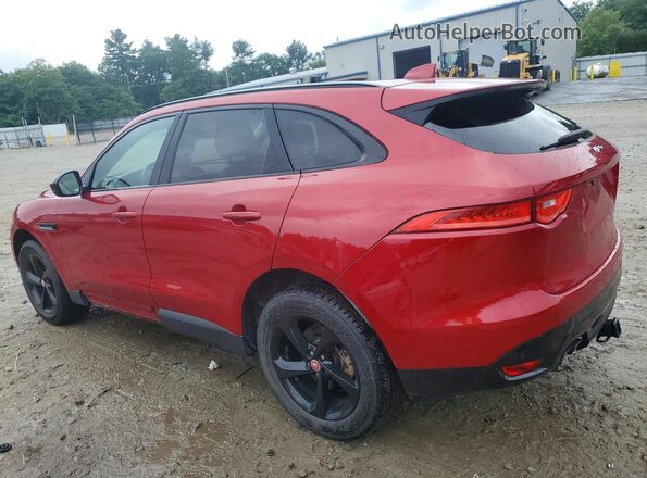 SADCJ2BN1HA097606 2017 JAGUAR F-PACE Красный Задняя правая четверть