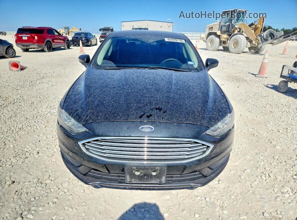 3FA6P0HD5JR176482 2018 FORD FUSION Black უკანა ხედი