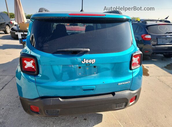 ZACNJAA15LPL35573 2020 JEEP RENEGADE Blue წინა სალონის ხედი