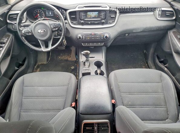 5XYPG4A30GG052730 2016 KIA SORENTO Brown ხელსაწყოთა პანელის ხედი