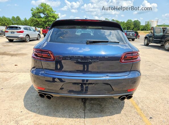 WP1AG2A59HLB55323 2017 PORSCHE MACAN Blue Սալոնի դիմացի տեսք