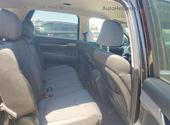 KM8R14HE3NU465413 2022 HYUNDAI PALISADE Black Vista del compartimento del motor