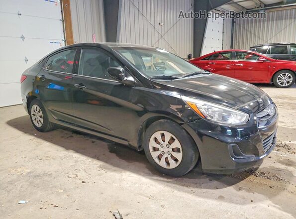KMHCT4AE4GU977162 2016 HYUNDAI ACCENT Black წინა ხედი