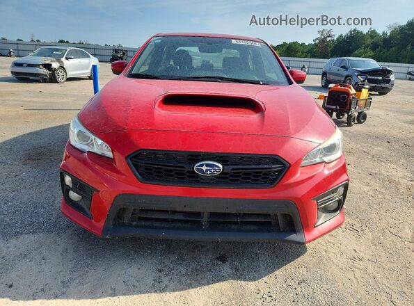 JF1VA1C66J9835497 2018 SUBARU WRX Red Widok z tyłu