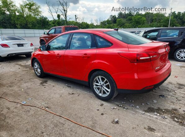 1FADP3F27GL320020 2016 FORD FOCUS Красный Задняя правая четверть