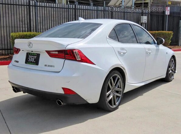 JTHBA1D28G5038420 2016 LEXUS IS White Передня права чверть