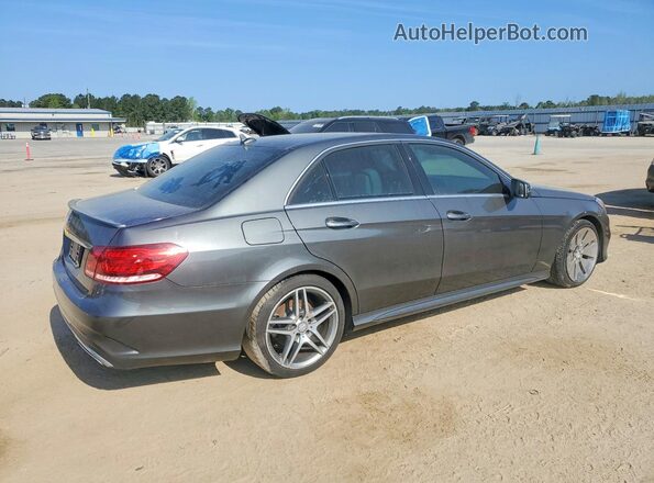 WDDHF5KBXGB218707 2016 MERCEDES-BENZ E Серый Передняя правая четверть