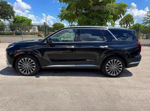 KM8R7DGE9PU505495 2023 HYUNDAI PALISADE Черный Вид наклейки с VIN-кодом