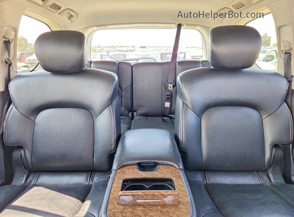 JN8AZ2NF4G9612621 2016 INFINITI QX80 Черный Вид задней части салона