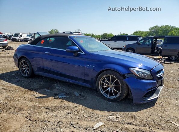 WDDWK8GB9JF704146 2018 MERCEDES-BENZ C-CLASS Blue Front view