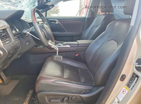2T2ZZMCA2HC040845 2017 LEXUS RX 350 Tan Vista del salpicadero
