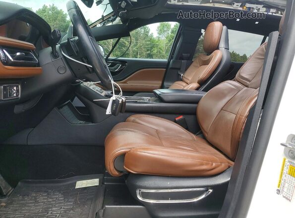 5LM5J7XC8LGL27987 2020 LINCOLN AVIATOR White Widok deski rozdzielczej