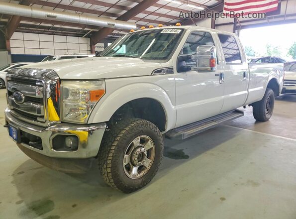 1FT8W3B61GEA88817 2016 FORD F350 Белый Задняя левая четверть
